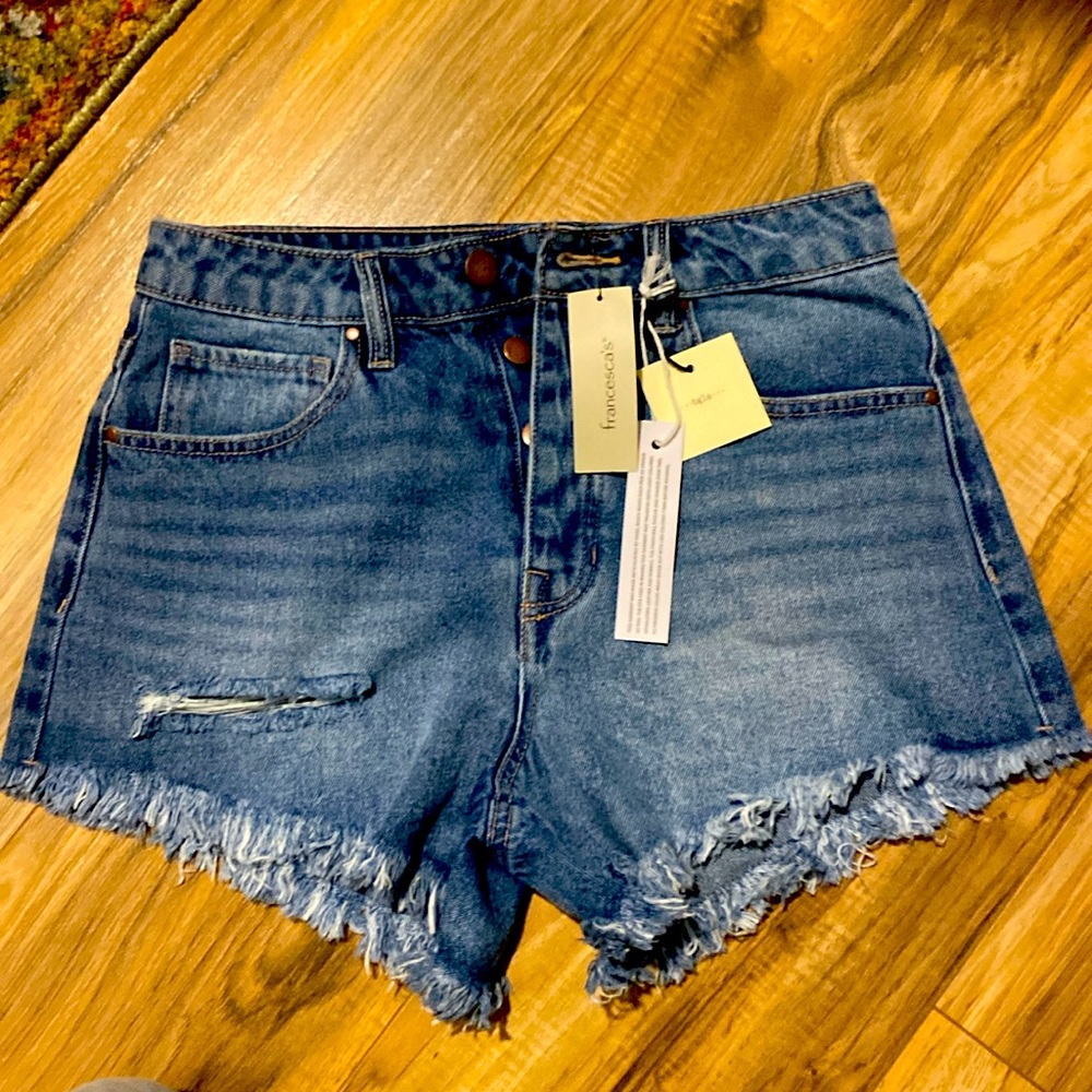 Denim shorts- mid rise
